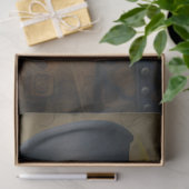 Herten in pak, Pet met bloemen 2 Decoupage papier (Geschenk)