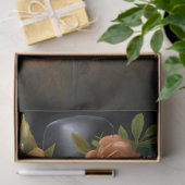 Herten in pak, Pet met bloemen 3 Decoupage papier (Geschenk)