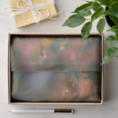Herten in roze bloemen close-up tissuepapier (Geschenk)
