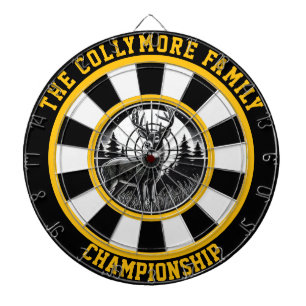 Herten in Vreedzaam Bos Bullseye Dartbord