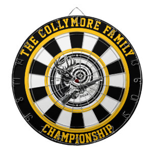 Herten in Vreedzame Bos Kunst Dartbord