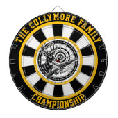 Herten in vreedzame boskunst dartbord (Voorkant)