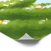 Herten in Winter Wonderland Scene Poster (Hoek)