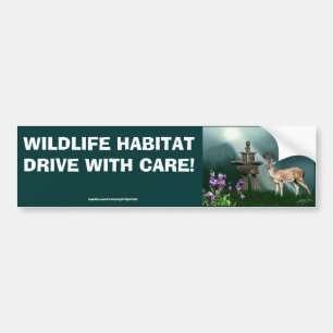 Herten & Inukshuk Wilderness Safety Bumpersticker