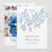 Herten Isle Maine Bruiloft Flat Bedankkaart (Voorkant / Achterkant)