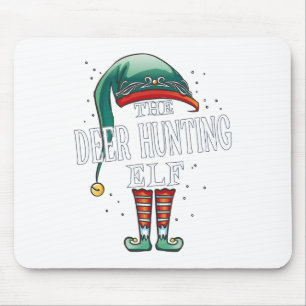 Herten jacht Elf Kerstmis Groep Xmas Pyjama Party Muismat