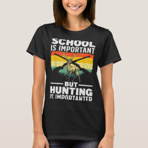 Herten jacht kunst voor kinderen jongens wilde jag t-shirt