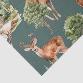 Herten jacht rustieke vakantie kerst tissuepapier (Detail)