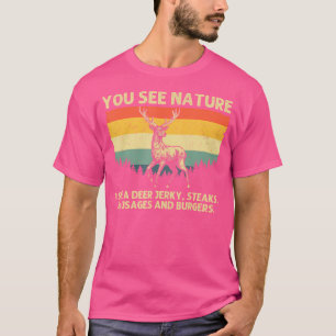 Herten jagen kunst voor wildlife jager herten jage t-shirt