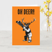 Herten Jager Oh Hert Kaart (Gele Bloem)