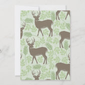 Herten Jager Verjaardagsfeest Uitnodiging (Achterkant)