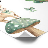 Herten - kaarten en geschenken baby shower poster (Hoek)