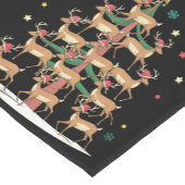 Herten Kerstboom Grappig Vakantie Schattige Rendie Korte Tafelloper (Hoek)