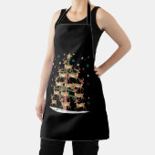 Herten Kerstboom Grappig Vakantie Schattige Rendie Schort (Insitu)