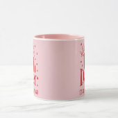 Herten kerstillustratie koffiethee mok (Midden)