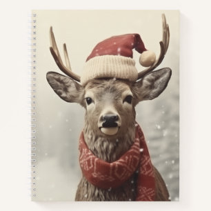 Herten kerstvakantie notitieboek