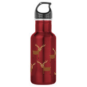 Herten Kind Waterfles met naam (Voorkant)