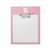 herten, kleine herten, bossen, schattig notitieblok (Linkerzijde)