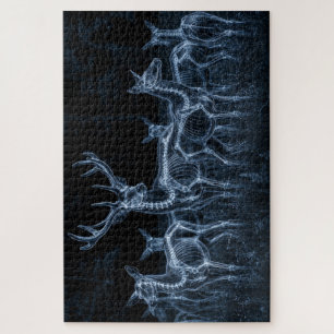 Herten kudde nacht X-Ray Legpuzzel