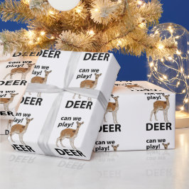 Herten kunnen we Schattigee herten spelen Cadeaupapier