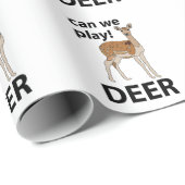 Herten kunnen we Schattigee herten spelen Cadeaupapier (Rol Hoek)