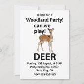 Herten kunnen we Schattigee herten spelen Kaart (Voorkant)