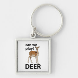 Herten kunnen we Schattigee herten spelen Sleutelhanger