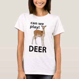 Herten kunnen we Schattigee herten spelen T-shirt