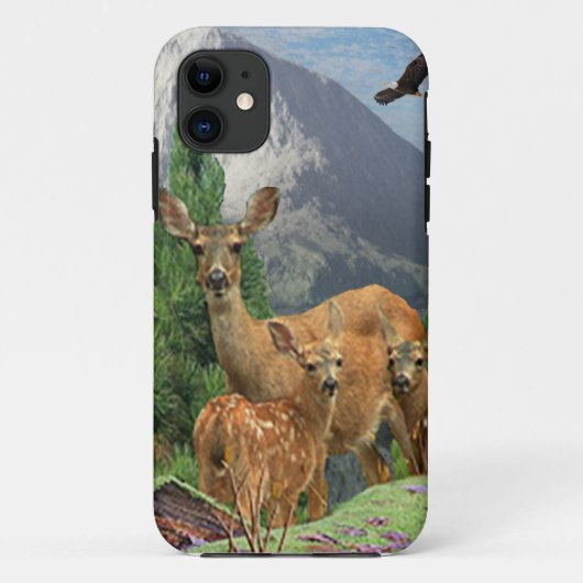Herten kunst Case-Mate iPhone case (Achterkant)