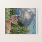 Herten kunst legpuzzel (Horizontaal)