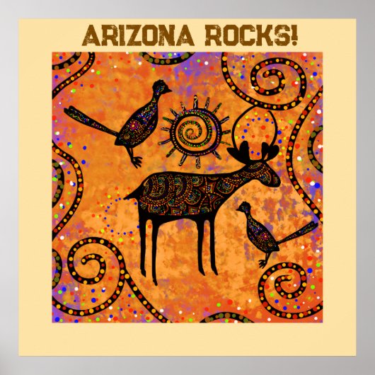 Herten Kunst Poster (Voorkant)