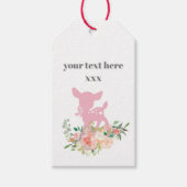 herten, Labels met flauwte Cadeaulabel (Voorkant)