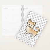 Herten Lange Jas Chihuahua Hond & Aangepaste Tekst Planner (Display)