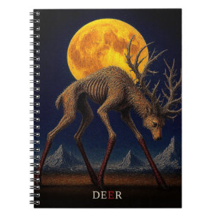 Herten Lange Sokken gotische Surrealist Notitieboek