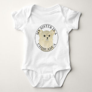 Herten Langharige Chihuahua Hond Grote Zus Romper