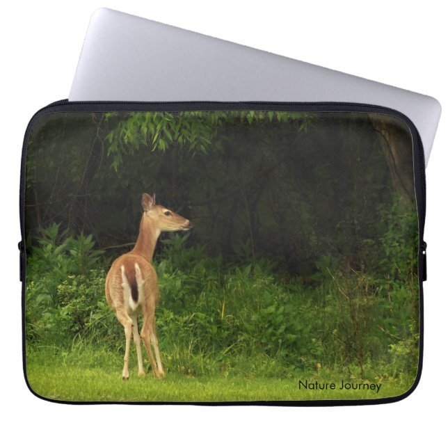 Herten-laptophoes Laptop Sleeve (Voorkant)