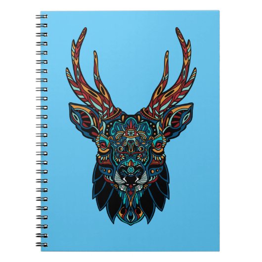 Herten Mandala Notitieboek (Voorkant)