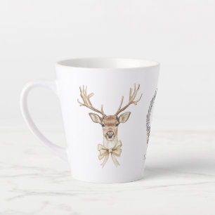 Herten met boog Kerstmis Latte Mok
