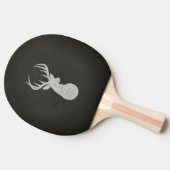 Herten met de Tekening van het Krijt van Tafeltennisbatje (Zijkant)