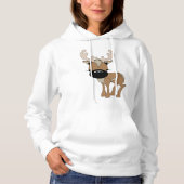 Herten met een grote neus vrouwen hoodie (Voorkant)