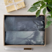 Herten met gewei in een schaduwrijk bos tissuepapier (Geschenk)