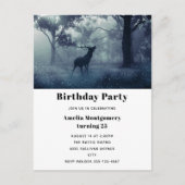 Herten met gewei in Shadowy Forest Briefkaart (Voorkant)