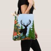 Herten met groot rek uit Forest Blue Sky Tote Bag (Dichtbij)