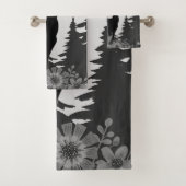 Herten met groot rek uit het bos bad handdoek (Insitu)