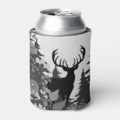 Herten met groot rek uit het bos blikjeskoeler (Blikje Voorkant)