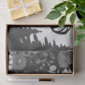 Herten met groot rek uit het bos tissuepapier (Geschenk)