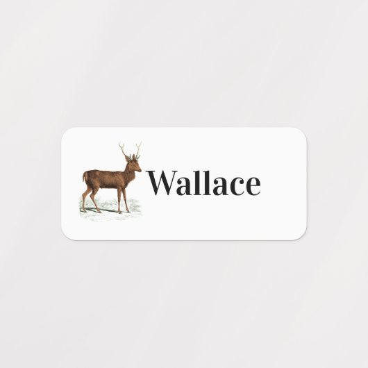  herten met Jouw naam Labels (Design 1)