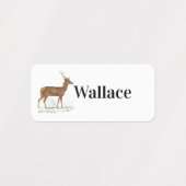  herten met Jouw naam Labels (Design 2)