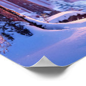 Herten naar het hart van de Kerstman - Rendier Poster (Hoek)