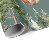 Herten Natuur Wildlife Rustieke Vakantie Kerstmis Cadeaupapier (Rol Hoek)